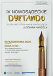 IV Nowosądeckie Dyktando o Pióro Prezydenta Miasta Nowego Sącza Ludomira Handzla