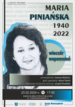 Wieczór wspomnień o Marii Piniańskiej