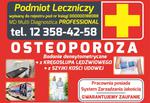 Zbadaj swoje kości. Badanie osteoporozy w Nowym Sączu - Twój Sącz