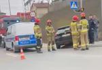 Nowy Sącz. Samochód osobowy zderzył się z autem ciężarowym