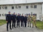 Świąteczna wizyta u policjantów będących na misji w Kosowie