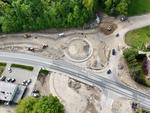 Nowe rondo w Jazowsku jeszcze w tym roku. Trwają intensywne prace drogowe - Nowy Sącz Info