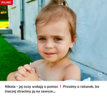 Mała Nikola, córeczka grybowskiego policjanta potrzebuje naszej pomocy