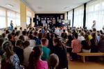 Spotkania profilaktyczno-edukacyjne sądeckich policjantów z uczniami z Grybowa