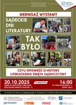 "Sadeckie Dni Literatury - tak było" - -wernisaż wystawy