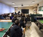 #DzielnicowyBliżejNas: Starosądeccy dzielnicowi w bursie rozmawiali o bezpieczeństwie w sieci