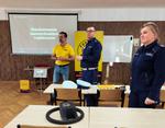 "Nowosądeckie drogi bez promili". Policjanci spotkali się z uczniami Zespołu Szkół Samochodowych - Nowy Sącz Info