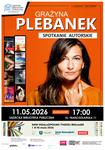 Spotkanie autorskie z Grażyną Plebanek