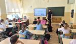 Uczniowie sądeckiej SP 18 uczyli się kibicować z klasą