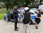 Lekcje bezpieczeństwa z sądecką Policją podczas pikników rodzinnych