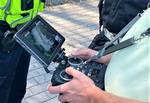 Policyjny dron nad Nowym Sączem. Najwięcej mandatów za niezatrzymanie przed znakiem STOP - Nowy Sącz Info