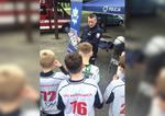 Kryniccy dzielnicowi przypominali podstawowe zasady bezpieczeństwa podczas festynu sportowo-edukacyjnego w Polanach
